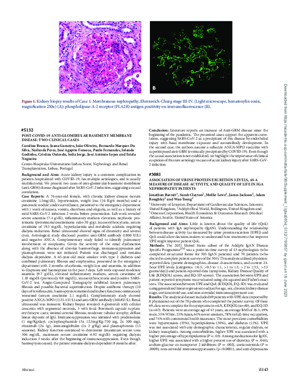 (PDF) #5132 POST-COVID-19 Anti-Glomerular Basement Membrane Disease ...