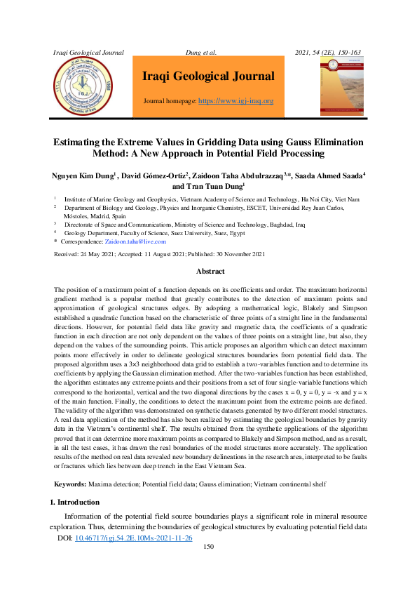 (PDF) Estimating the Extreme Values in Gridding Data using Gauss ...