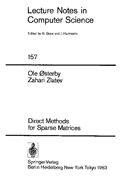 (PDF) Direct Methods for Space Matrices