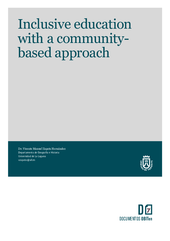 (PDF) The Role of the Community in Inclusive Education