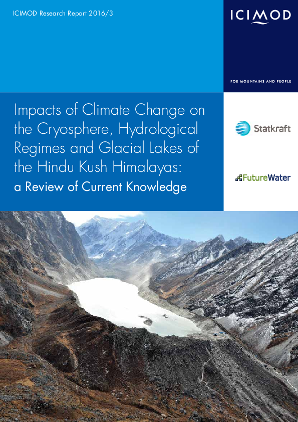 (PDF) Impacts of Climate Change on the Cryosphere, Hydrological Regimes ...