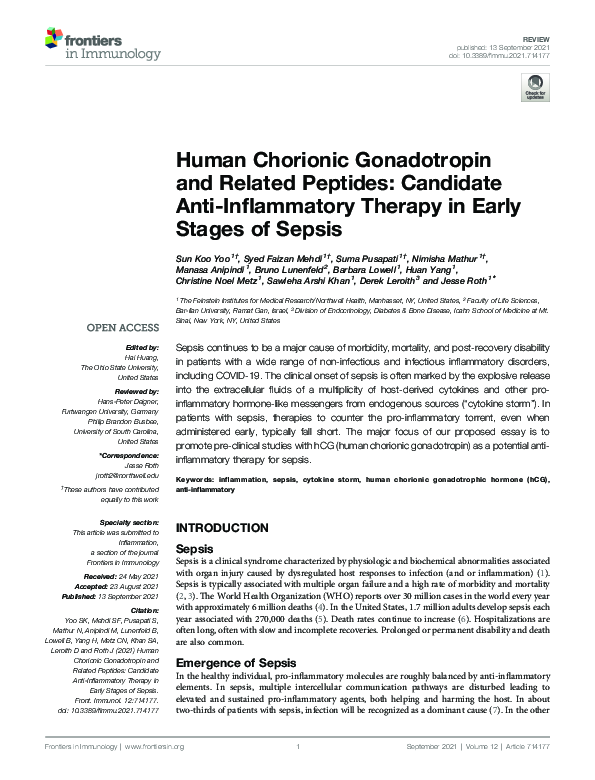 (PDF) Human Chorionic Gonadotropin and Related Peptides: Candidate Anti ...