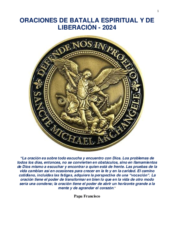 (PDF) ORACIONES DE BATALLA ESPIRITUAL Y DE LIBERACION