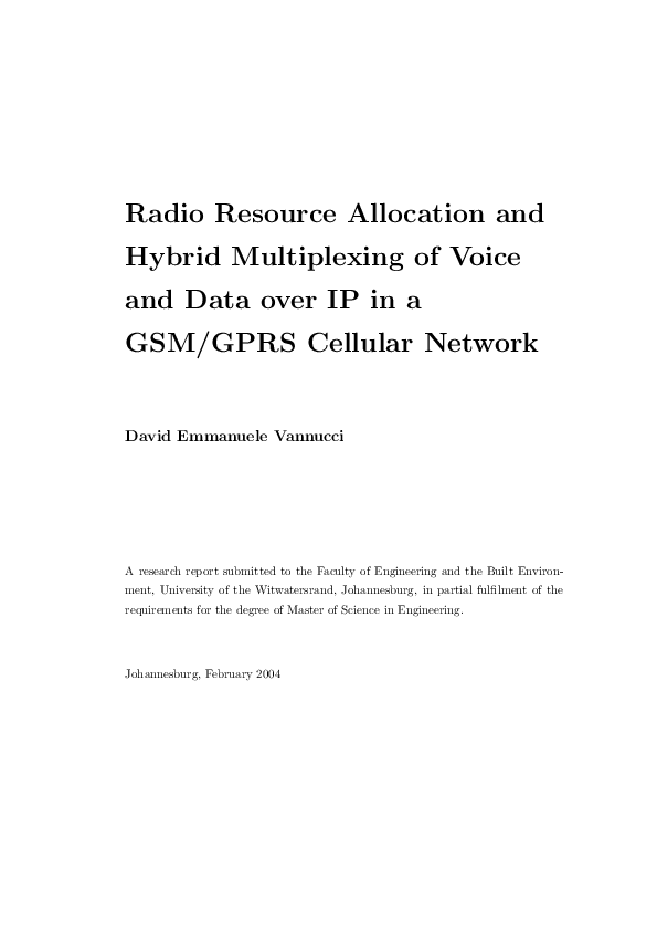 (PDF) Radio resource allocation and hybrid multiplexing of voice and ...