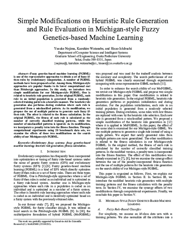 (PDF) Simple modifications on heuristic rule generation and rule ...