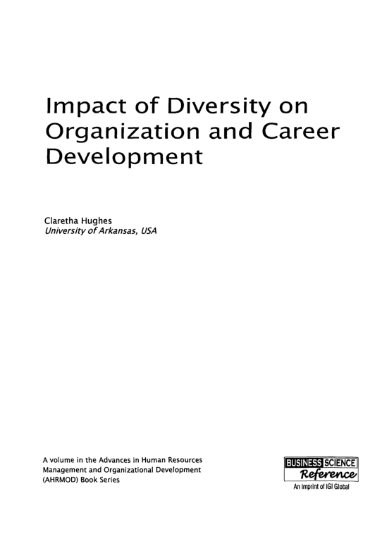 (PDF) Impact of Diversity on Organization and Career Development
