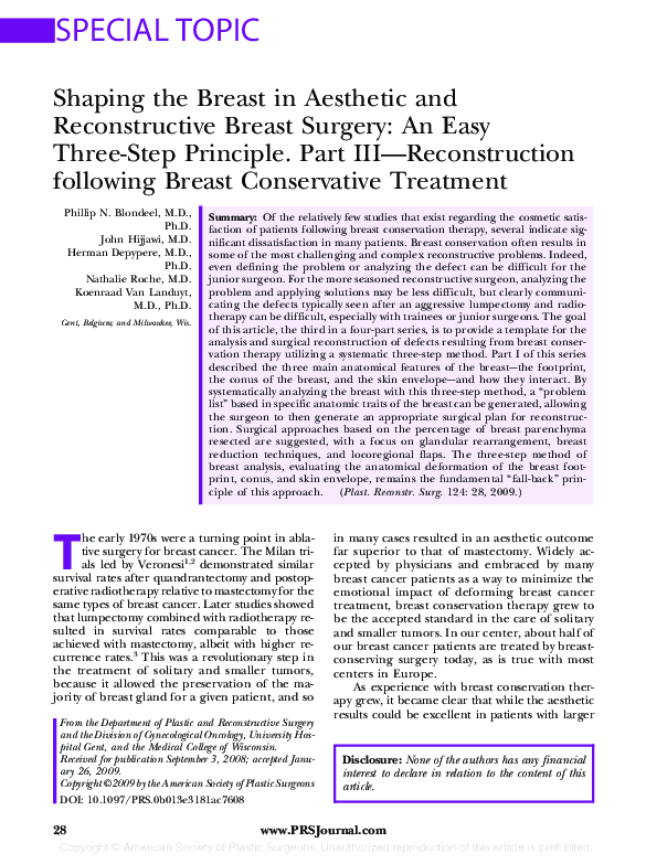 (PDF) Shaping the Breast in Aesthetic and Reconstructive Breast Surgery ...