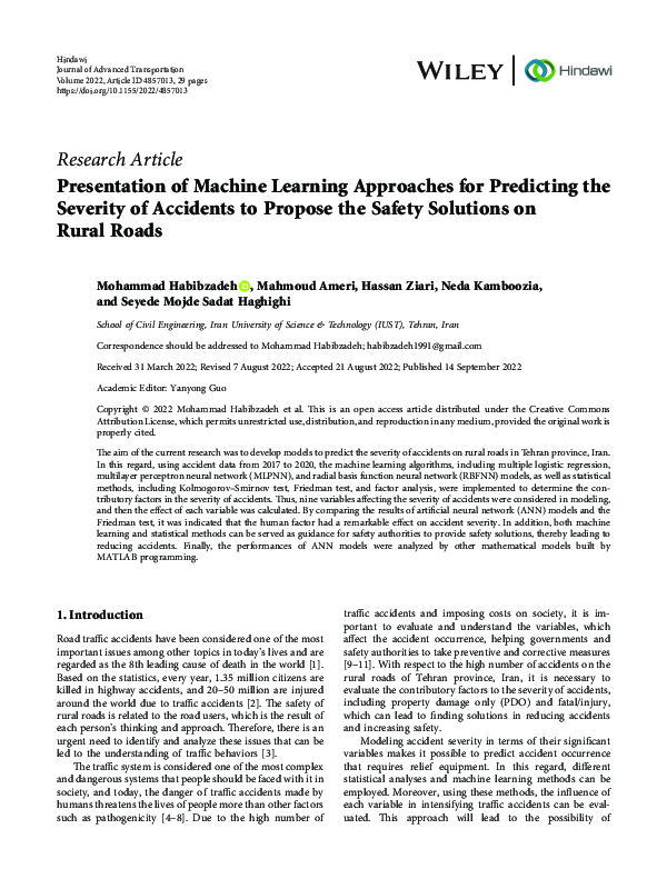 (PDF) Presentation of Machine Learning Approaches for Predicting the ...