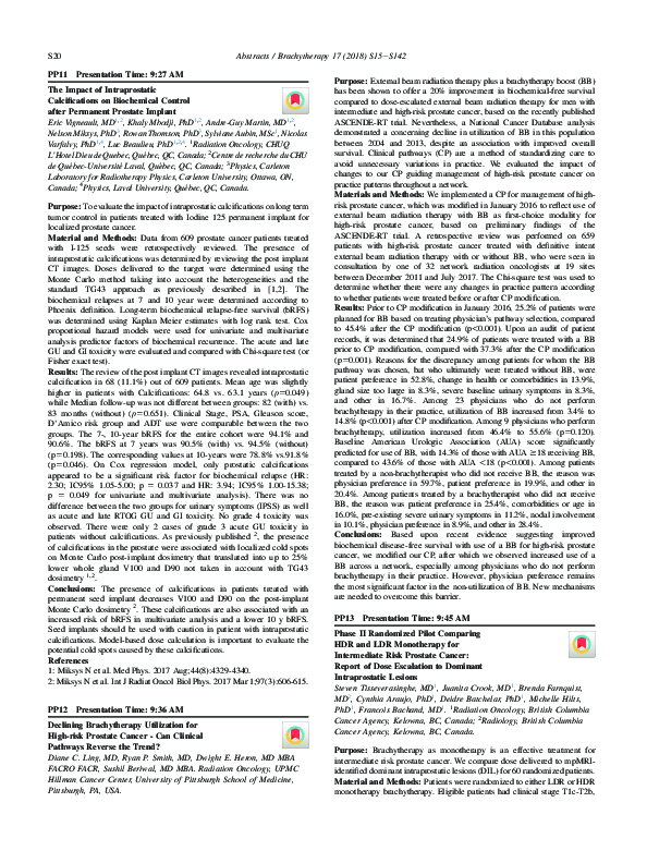 (PDF) Phase II Randomized Pilot Comparing HDR and LDR Monotherapy for ...
