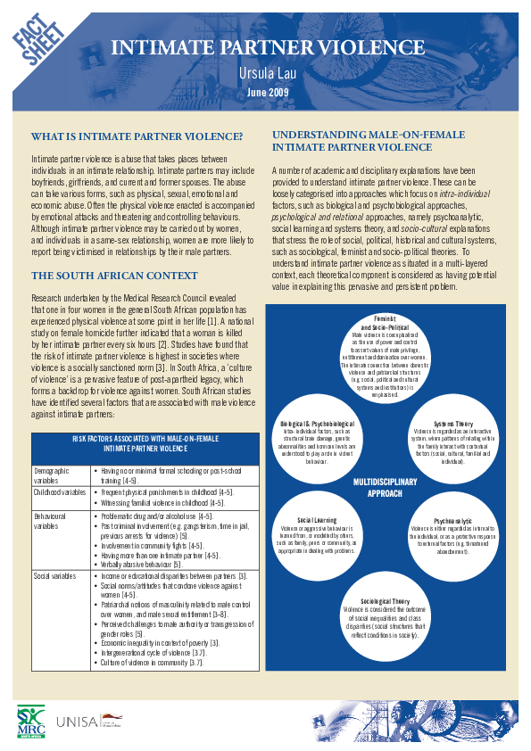 (PDF) Intimate Partner Violence