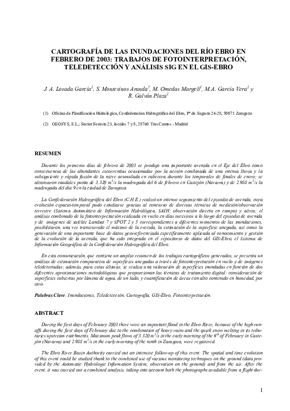 (PDF) Cartografía de las inundaciones del río Ebro en febrero de 2003 ...