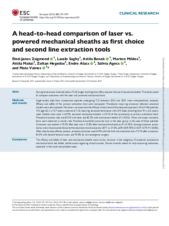 (PDF) A head-to-head comparison of laser vs. powered mechanical sheaths ...
