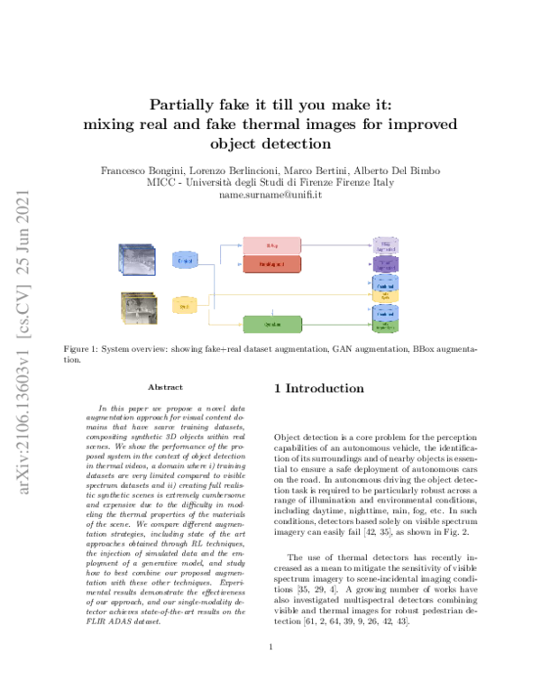(PDF) Partially fake it till you make it: mixing real and fake thermal ...