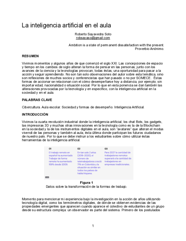 (PDF) La inteligencia artificial en el aula