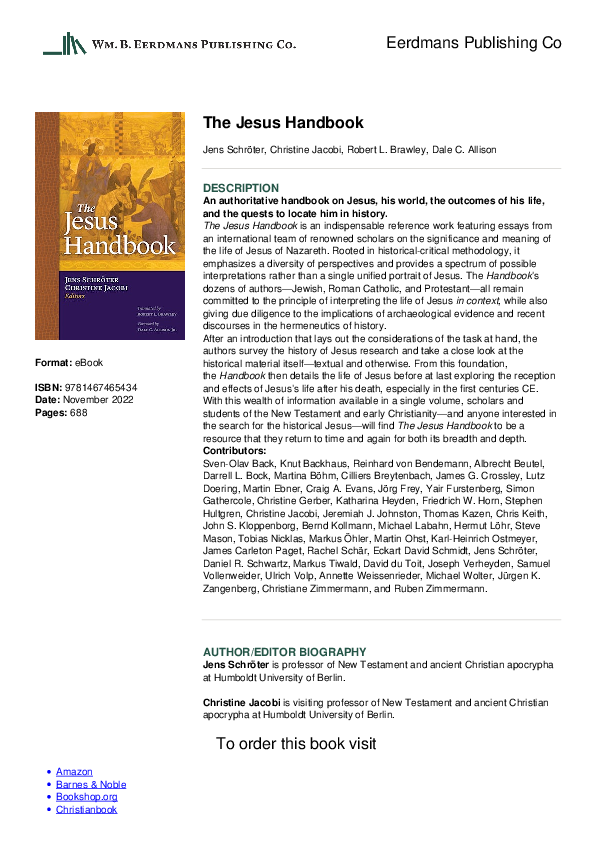 (PDF) Jesus’s Interpretation of the Torah