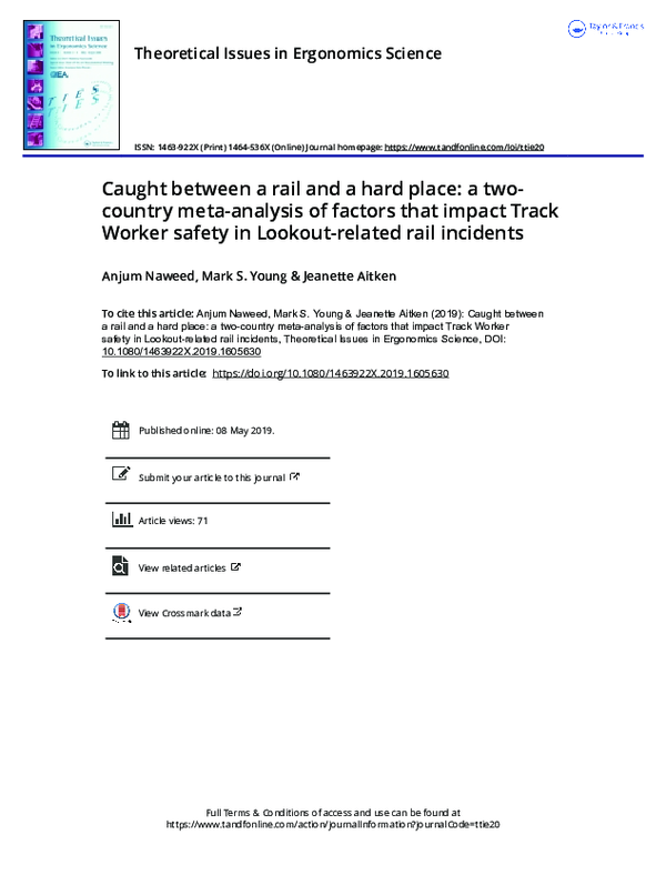 (PDF) Caught between a rail and a hard place: a two-country meta ...