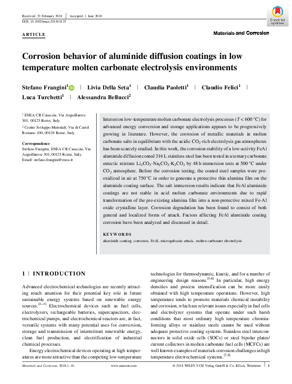 (PDF) Corrosion behavior of aluminide diffusion coatings in low ...