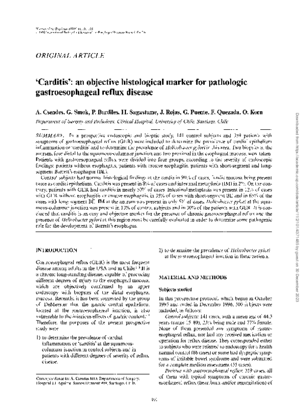 (PDF) ‘Carditis’: an objective histological marker for pathologic ...