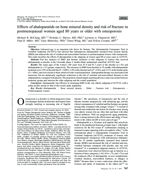 (PDF) Effects of abaloparatide on bone mineral density and risk of ...