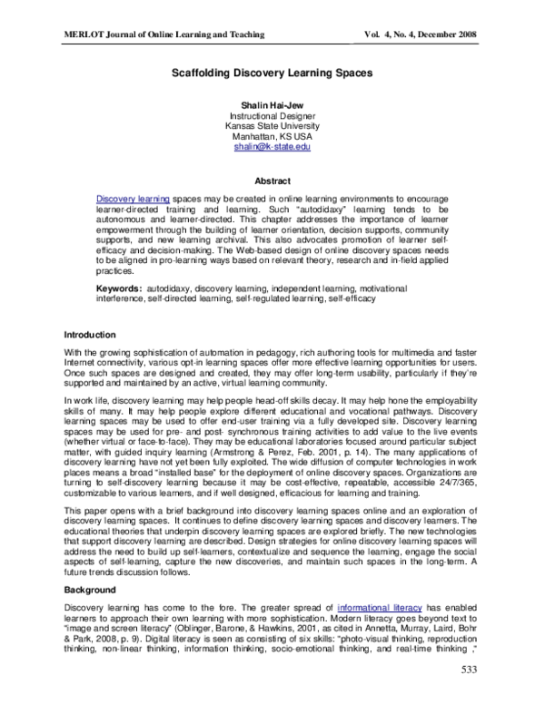 (PDF) The discovery-learning DSS: allowing for discovery in the ...