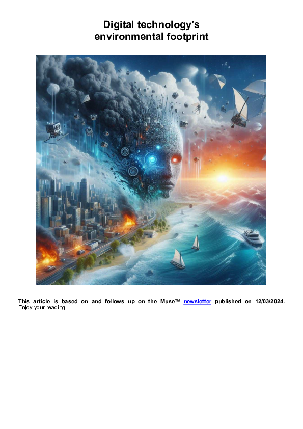 (PDF) Digital technology's environmental footprint
