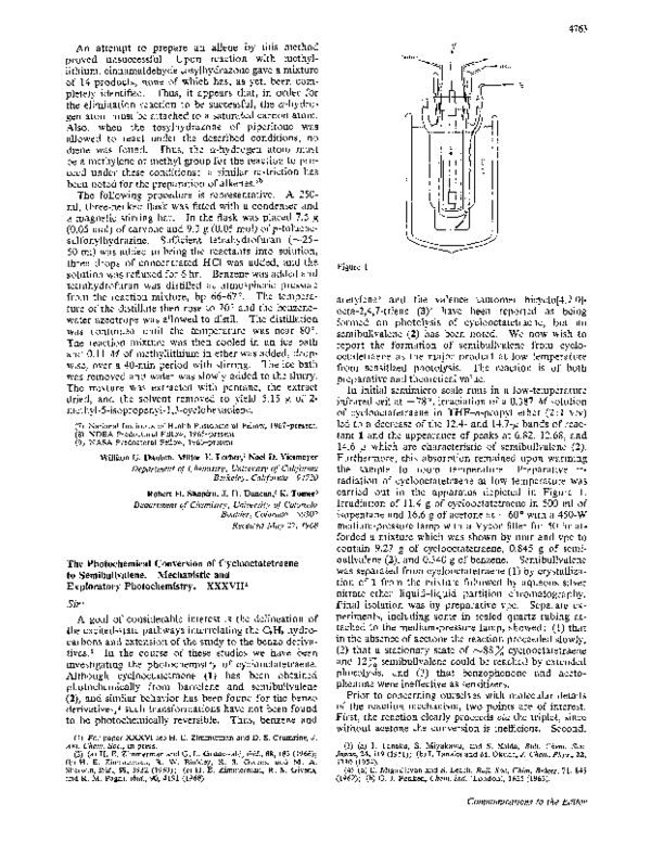 (PDF) Mechanistic and exploratory photochemistry. XXXVII. The ...