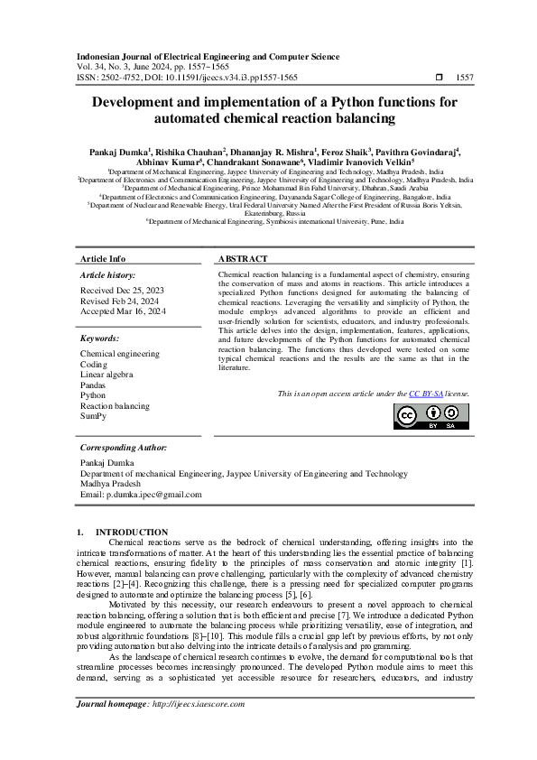 (PDF) Development and implementation of a Python functions for ...