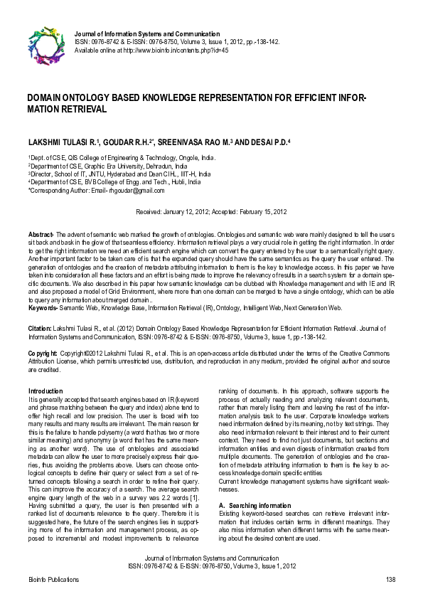 (PDF) Ontology based Information Retrieval: A Case Study for Sports and ...