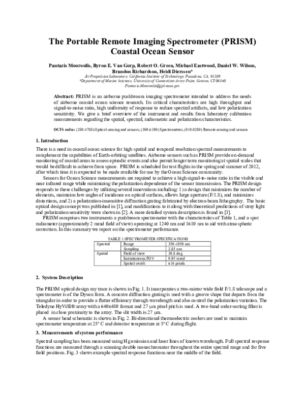 (PDF) Progress in Implementation of the Portable Remote Imaging ...