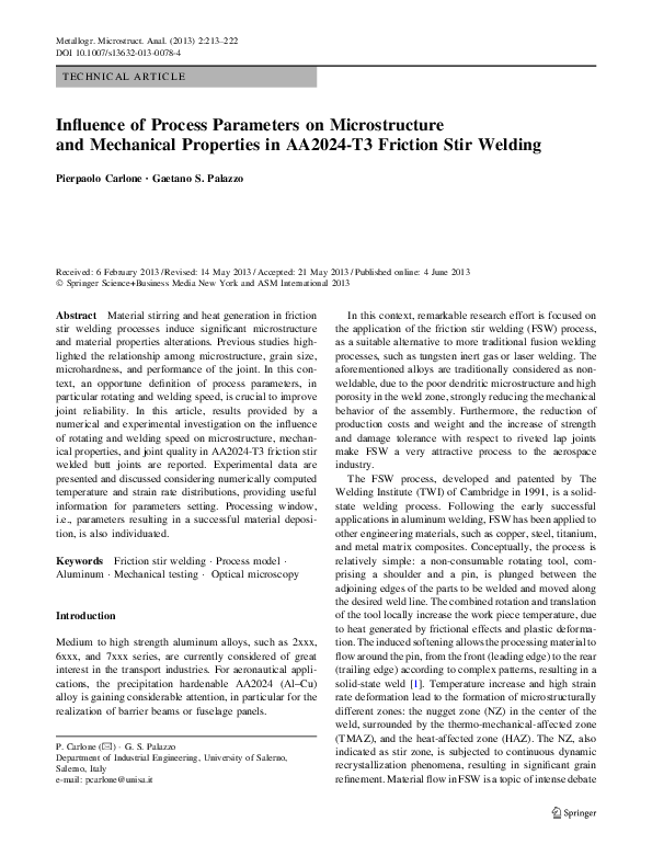 (PDF) Influence of process parameters on microstructure of food foam ...
