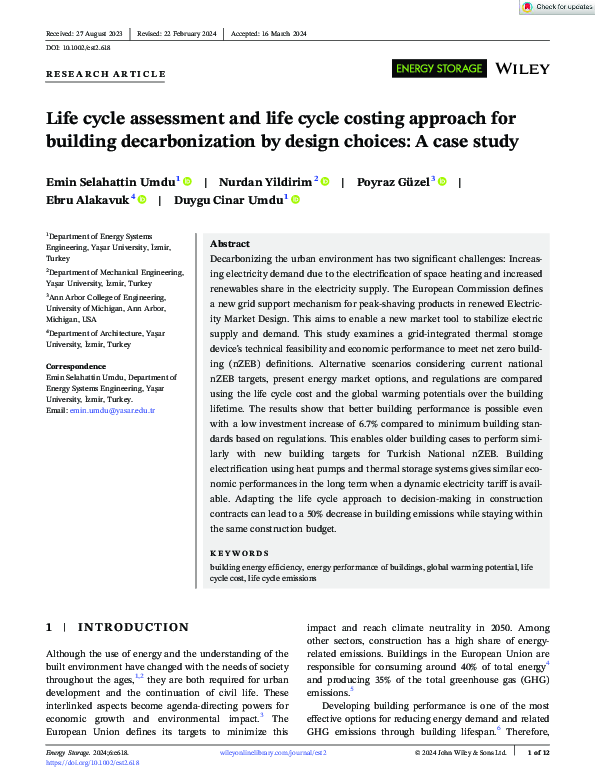 (PDF) Life cycle assessment and life cycle costing approach for ...