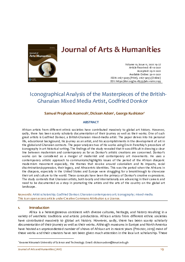 (PDF) Iconographical Analysis of the Masterpieces of the British ...