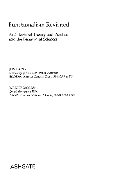 (PDF) Functionalism Revisited