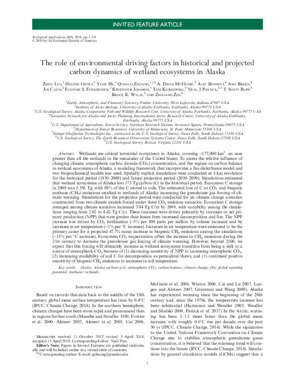 (PDF) The role of environmental driving factors in historical and ...