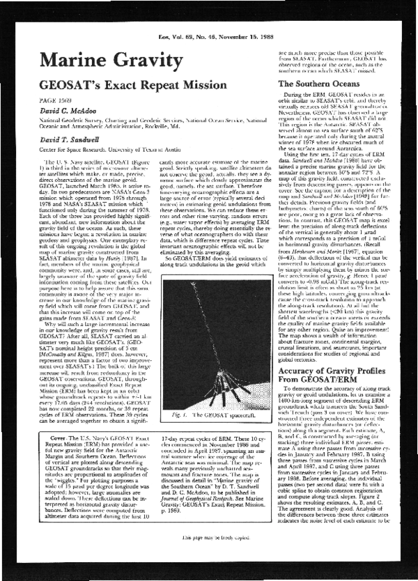 (PDF) Marine gravity