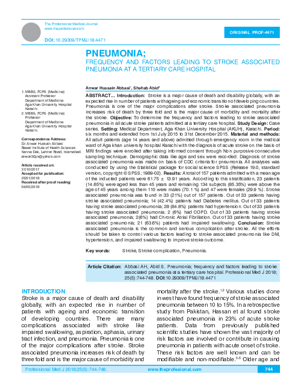 (PDF) Pneumonia
