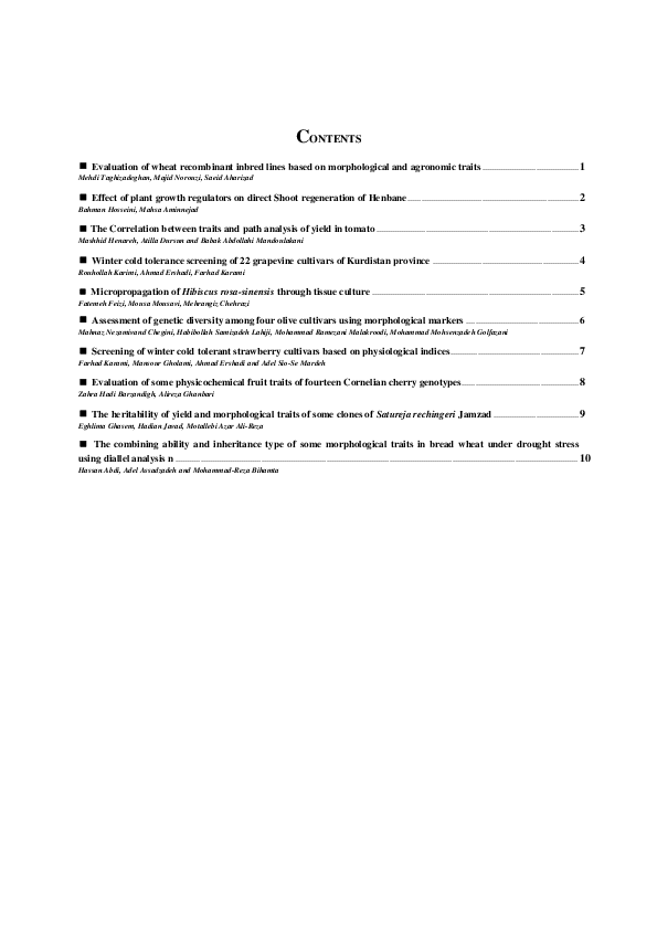 (PDF) Evaluation of wheat recombinant inbred lines based on ...