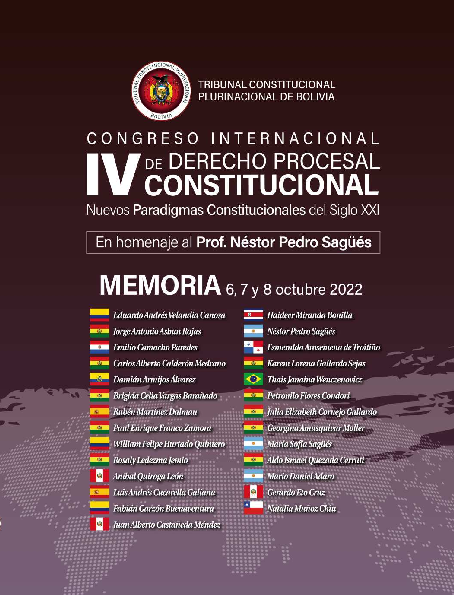(PDF) MEMORIA IV CONGRESO INTERNACIONAL DE DERECHO PROCESAL CONSTITUCIONAL