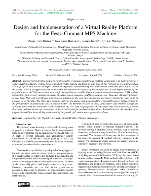 (PDF) Design and Implementation of a Virtual Reality Platform for the ...