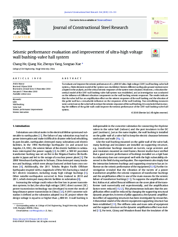 (PDF) Seismic Performance Evaluation and Improvement of a R/C ...