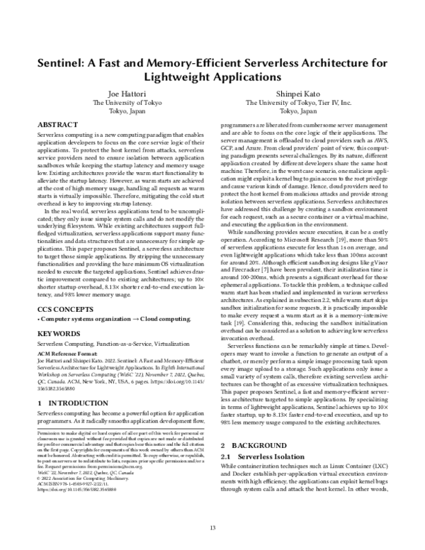 (PDF) Sentinel