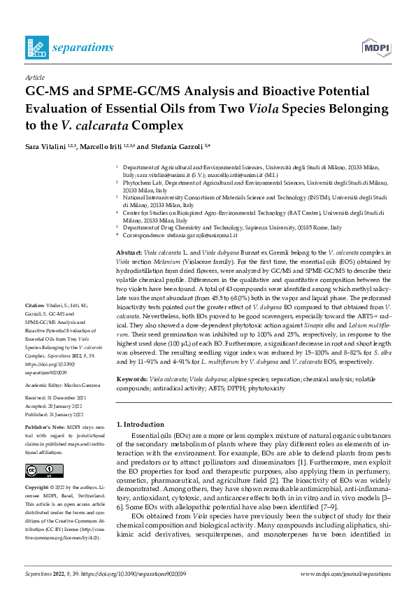 (PDF) GC-MS and SPME-GC/MS Analysis and Bioactive Potential Evaluation ...