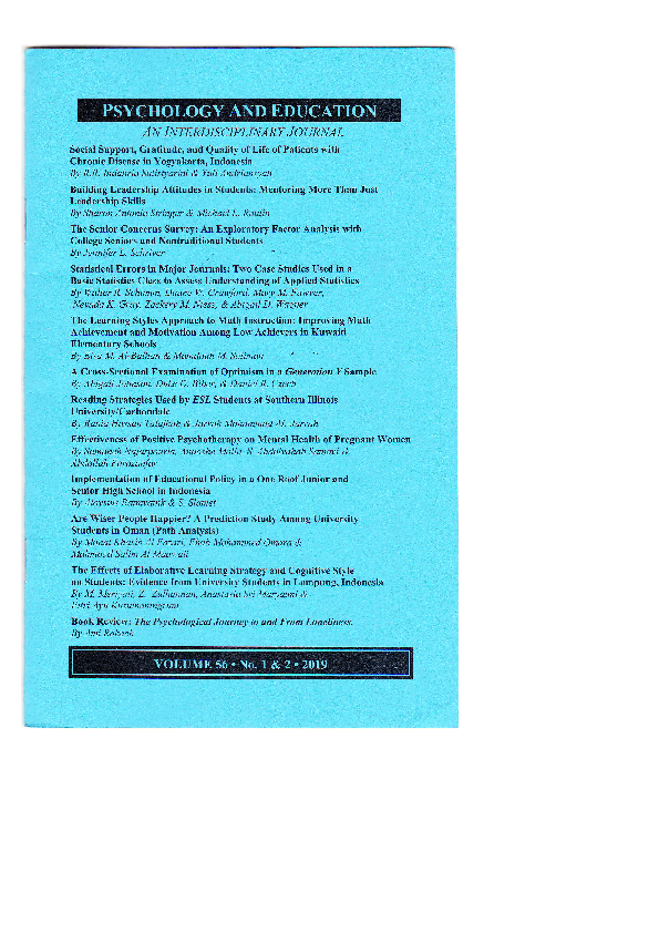 (PDF) The effects of elaborative learning strategy and cognitive style ...