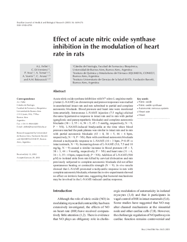 (PDF) Effect of acute nitric oxide synthase inhibition in the ...