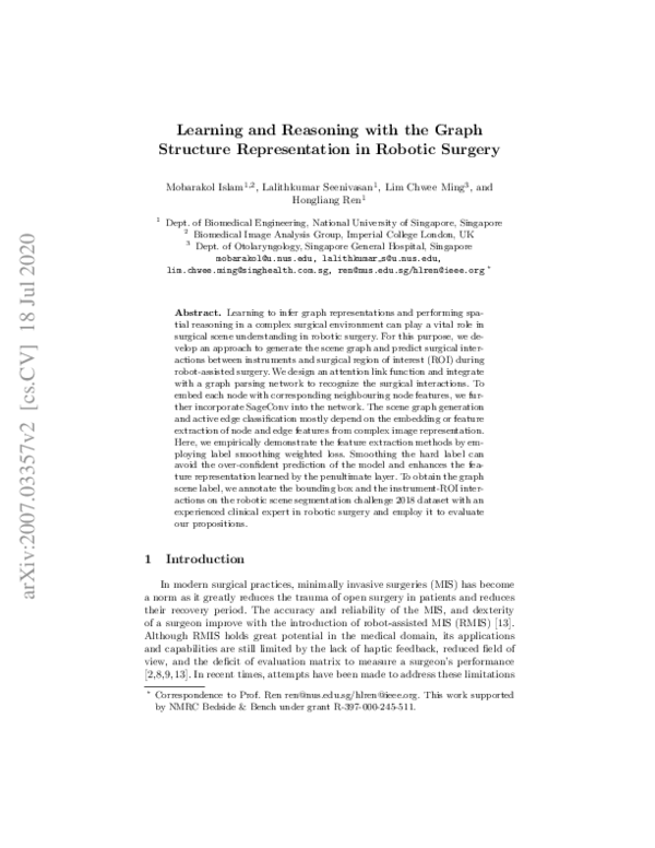 (PDF) Learning and Reasoning with the Graph Structure Representation in ...