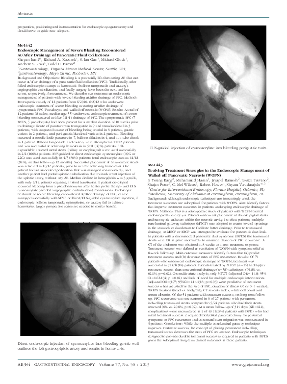 (PDF) Mo1443 Evolving Treatment Strategies in the Endoscopic Management ...