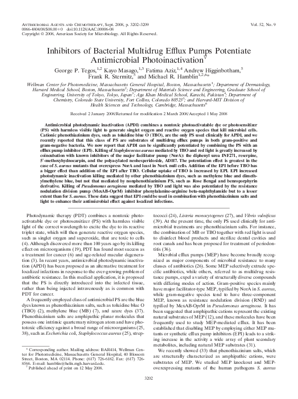 (PDF) Inhibitors of Bacterial Multidrug Efflux Pumps from the Resin ...
