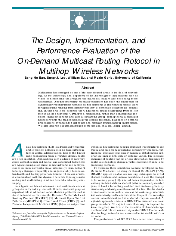 (PDF) The design, implementation, and performance evaluation of the on ...