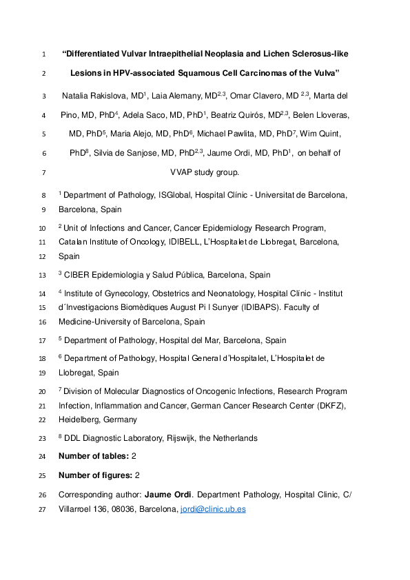 (PDF) Differentiated Vulvar Intraepithelial Neoplasia-like and Lichen ...