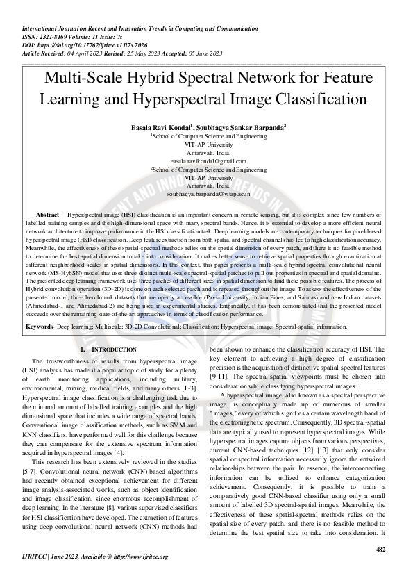(PDF) Multi-Scale Hybrid Spectral Network for Feature Learning and ...